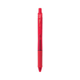 Pentel® EnerGel-X Gel Pen, Retractable, Medium 0.7 mm, Red Ink, Translucent Red/Red Barrel, Dozen (PENBL107B)