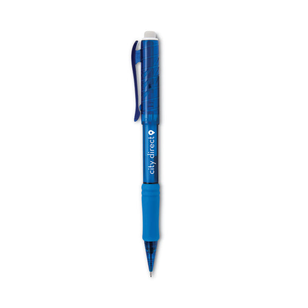 Pentel® Twist-Erase EXPRESS Mechanical Pencil, 0.7 mm, HB (#2), Black Lead, Blue Barrel, Dozen (PENQE417C) Carton of 12