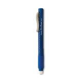 Pentel® Clic Eraser Grip Eraser, For Pencil Marks, White Eraser, Blue Barrel (PENZE22C)