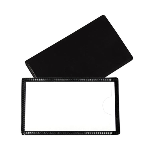 C-Line® Slap-Stick Magnetic Label Holders, Side Load, 4.25 x 2.5, Black, 10/Pack (CLI87700)