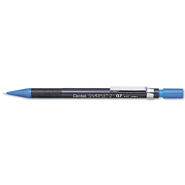 Pentel® Sharplet-2 Mechanical Pencil, 0.7 mm, HB (#2), Black Lead, Dark Blue Barrel, Dozen (PENA127C) Each