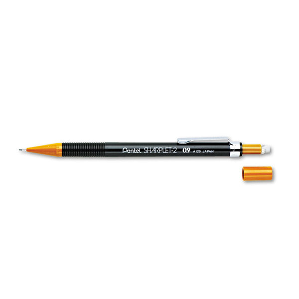 Pentel® Sharplet-2 Mechanical Pencil, 0.9 mm, HB (#2), Black Lead, Brown Barrel, Dozen (PENA129E) Each