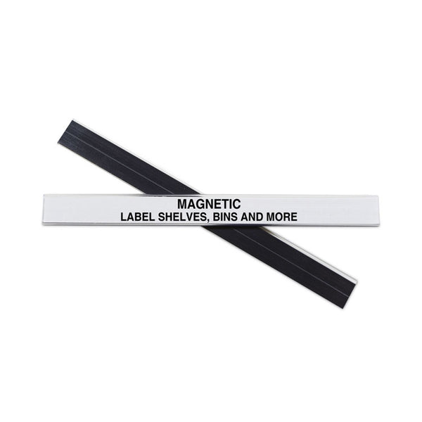 C-Line® HOL-DEX Magnetic Shelf/Bin Label Holders, Side Load, 0.5 x 6, Clear, 10/Box (CLI87207)