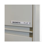 C-Line® HOL-DEX Magnetic Shelf/Bin Label Holders, Side Load, 1 x 6, Clear, 10/Box (CLI87227)