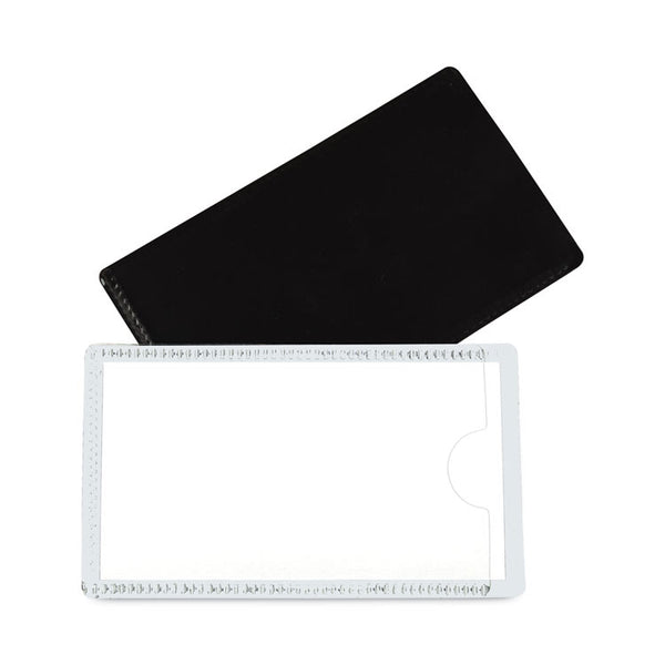 C-Line® Slap-Stick Magnetic Label Holders, Side Load, 4.25 x 2.5, White, 10/Pack (CLI87707)