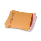 Sealed Air Jiffylite Self-Seal Bubble Mailer, #0, Barrier Bubble Air Cell Cushion, Self-Adhesive Closure, 6 x 10, Brown Kraft, 25/CT (SEL10185) Carton of 25