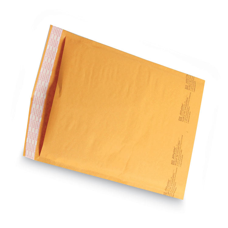 Sealed Air Jiffylite Self-Seal Bubble Mailer, #4, Barrier Bubble Air Cell Cushion, Self-Adhesive Closure, 9.5 x 14.5, Brown Kraft,100/CT (SEL39095) Carton of 100