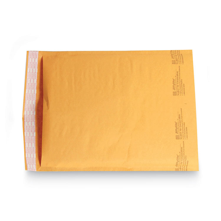 Sealed Air Jiffylite Self-Seal Bubble Mailer, #4, Barrier Bubble Air Cell Cushion, Self-Adhesive Closure, 9.5 x 14.5, Brown Kraft,100/CT (SEL39095) Carton of 100
