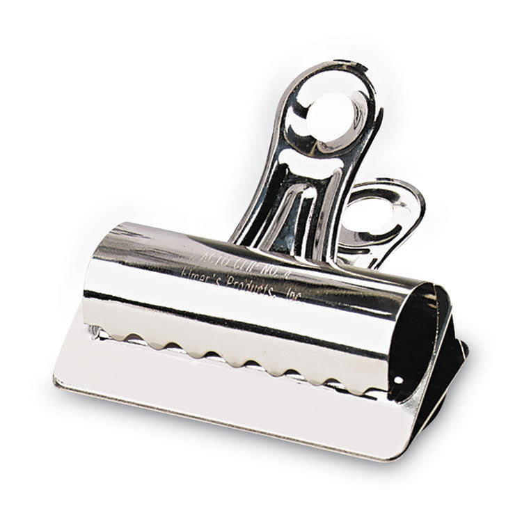 X-ACTO® Bulldog Clips, Jumbo, Nickel, 12/Box (EPI2004LMR) Box of 12