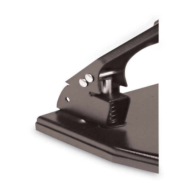 Master® 30-Sheet Heavy-Duty Three-Hole Punch with Gel Padded Handle, 9/32" Holes, Black (MATMP40) Each