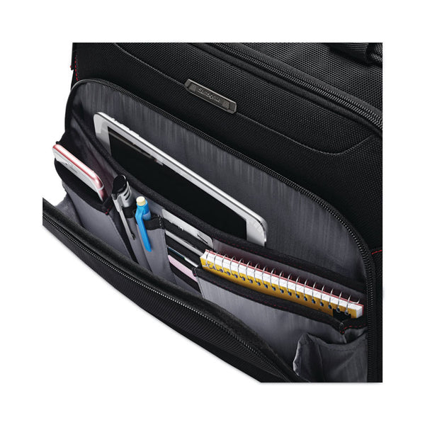 Samsonite® Xenon 3 Toploader Briefcase, Fits Devices Up to 15.6", Polyester, 16.5 x 4.75 x 12.75, Black (SML894331041) Each
