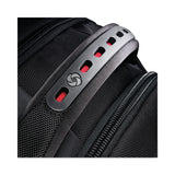 Samsonite® Tectonic PFT Backpack, Fits Devices Up to 17", Ballistic Nylon, 13 x 9 x 19, Black/Red (SML515311073) Each