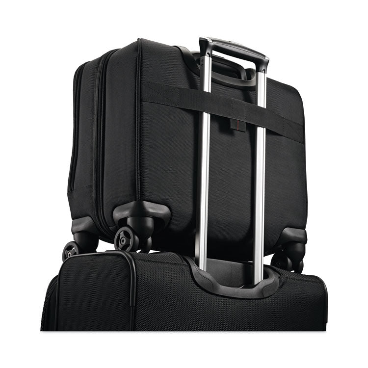 Samsonite® Xenon 3 Spinner Mobile Office, Fits Devices Up to 15.6", Ballistic Polyester, 13.25 x 7.25 x 16.25, Black (SML894381041) Each