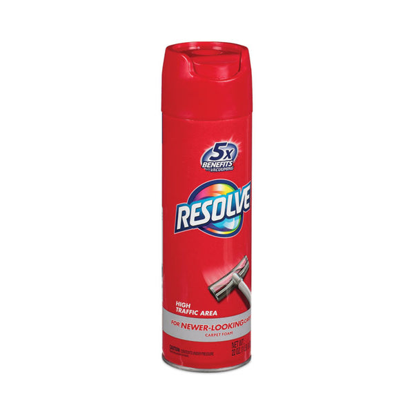 RESOLVE® Foam Carpet Cleaner, Foam, 22 oz Aerosol Spray, 12/Carton (RAC00706CT) Case of 12