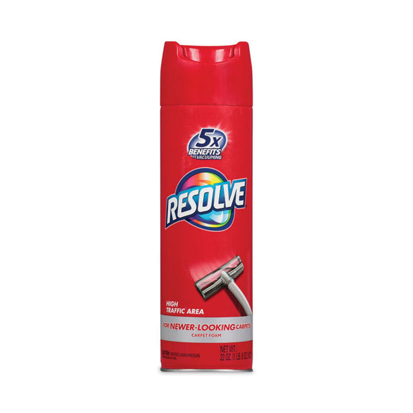 RESOLVE® Foam Carpet Cleaner, Foam, 22 oz Aerosol Spray, 12/Carton (RAC00706CT) Case of 12