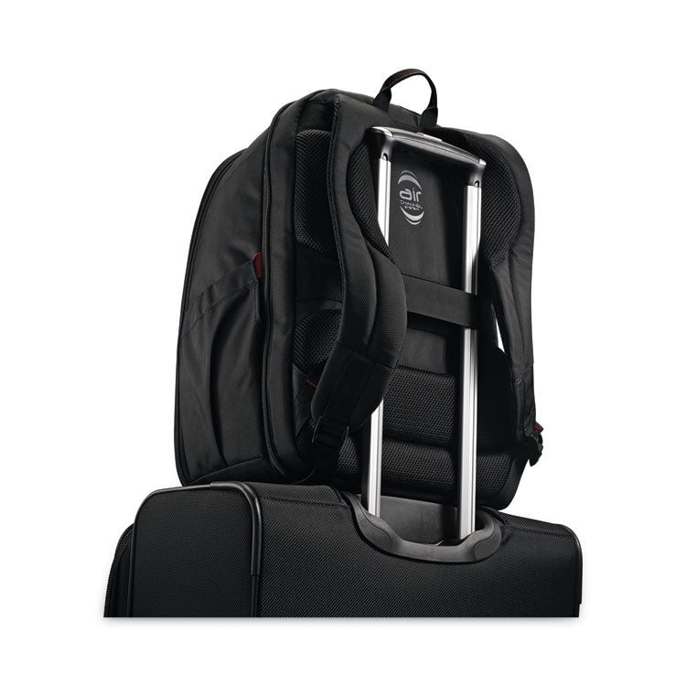 Samsonite® Xenon 3 Laptop Backpack, Fits Devices Up to 15.6", Ballistic Polyester, 12 x 8 x 17.5, Black (SML894311041) Each