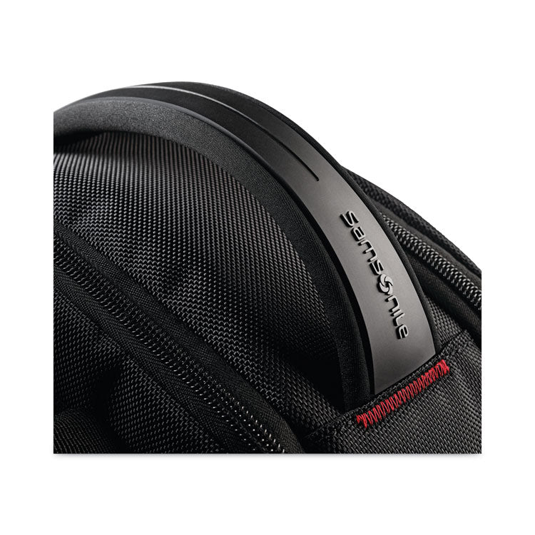 Samsonite® Xenon 3 Laptop Backpack, Fits Devices Up to 15.6", Ballistic Polyester, 12 x 8 x 17.5, Black (SML894311041) Each