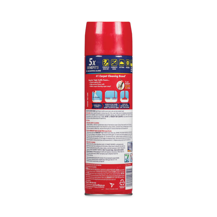 RESOLVE® Foam Carpet Cleaner, Foam, 22 oz Aerosol Spray, 12/Carton (RAC00706CT) Case of 12