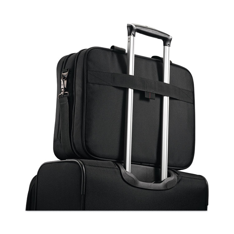Samsonite® Xenon 3 Toploader Briefcase, Fits Devices Up to 15.6", Polyester, 16.5 x 4.75 x 12.75, Black (SML894331041) Each