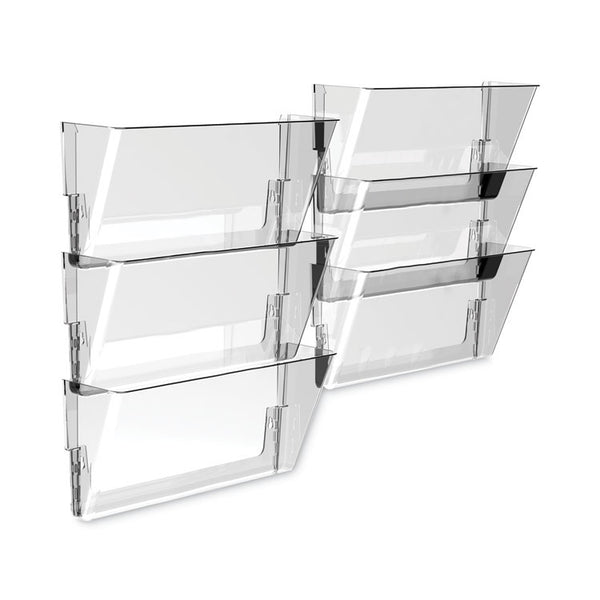 Storex Wall File, Letter Size, 13" x 4" x 7", Clear (STX70213U06C) Each