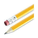 Universal™ #2 Pre-Sharpened Woodcase Pencil, HB (#2), Black Lead, Yellow Barrel, 24/Pack (UNV55401)