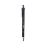 Universal™ Ballpoint Pen, Retractable, Medium 1 mm, Blue Ink, Blue Barrel, Dozen (UNV15511)