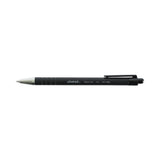 Universal™ Ballpoint Pen, Retractable, Fine 0.7 mm, Black Ink, Black Barrel, Dozen (UNV15520)