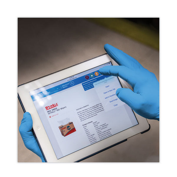KleenGuard™ G10 2PRO Nitrile Gloves, Blue, Large, 100/Box (KCC54423) Box of 100