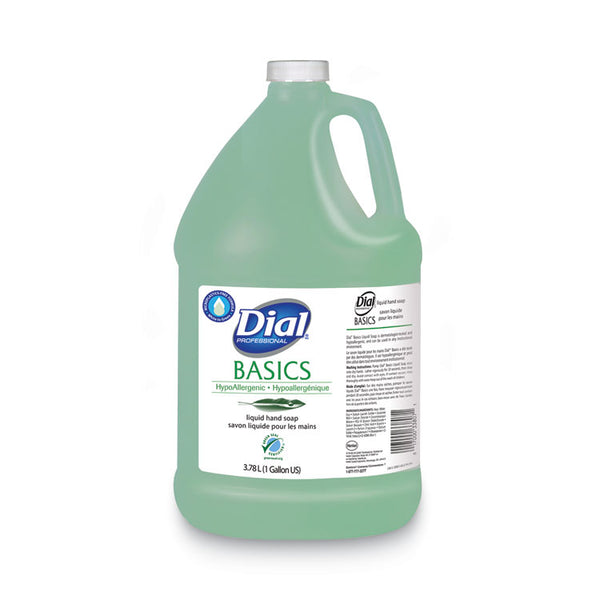 Dial® Professional Basics MP Free Liquid Hand Soap, Honeysuckle, 3.78 L Refill Bottle, 4/Carton (DIA33809)