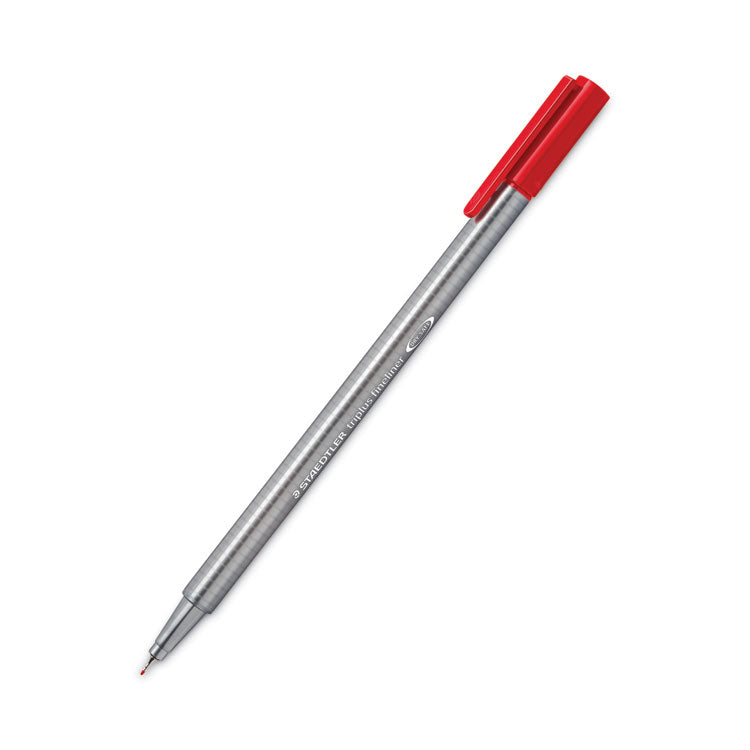 Staedtler® Triplus Fineliner Porous Point Pen, Stick, Extra-Fine 0.3 mm, Assorted Ink and Barrel Colors, 20/Pack (STD334SB20A6) Pack of 20