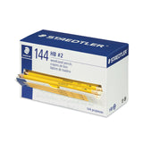 Staedtler® Woodcase Pencil, HB (#2), Black Lead, Yellow Barrel, 144/Pack (STD13247C144A6) Pack of 144