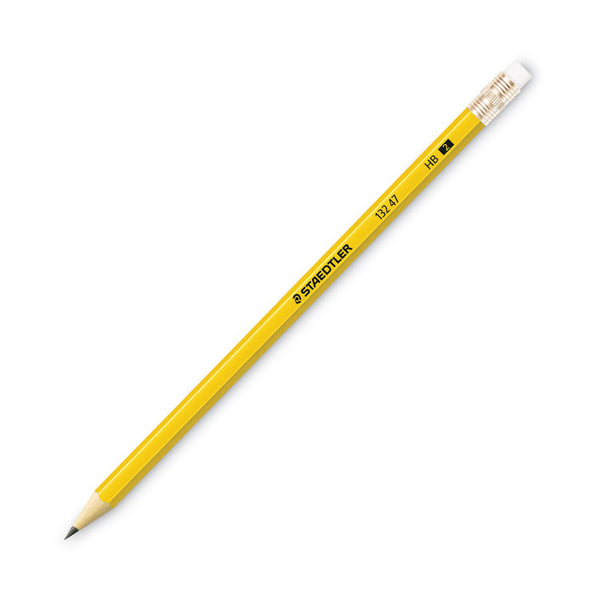 Staedtler® Woodcase Pencil, HB (#2), Black Lead, Yellow Barrel, 144/Pack (STD13247C144A6) Pack of 144