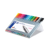Staedtler® Triplus Fineliner Porous Point Pen, Stick, Extra-Fine 0.3 mm, Assorted Ink and Barrel Colors, 20/Pack (STD334SB20A6) Pack of 20