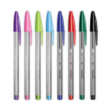 BIC® Cristal Xtra Bold Ballpoint Pen, Stick, Bold 1.6 mm, Assorted Ink and Barrel Colors, 24/Pack (BICMSBAPP241AST) Pack of 24