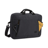 Case Logic® Huxton 15.6" Laptop Attache, Fits Devices Up to 15.6", Polyester, 16.3 x 2.8 x 12.4, Black (CLG3204653)