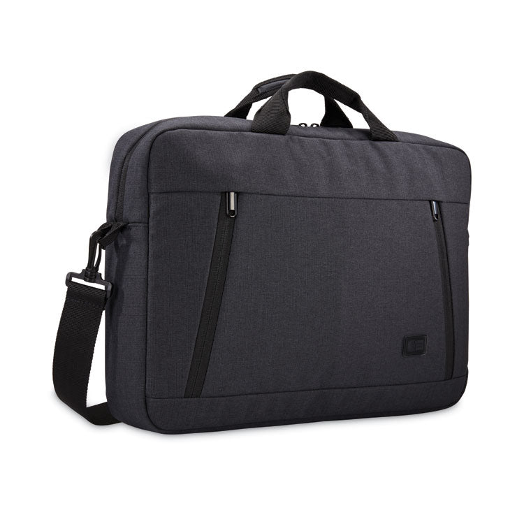 Case Logic® Huxton 15.6" Laptop Attache, Fits Devices Up to 15.6", Polyester, 16.3 x 2.8 x 12.4, Black (CLG3204653)