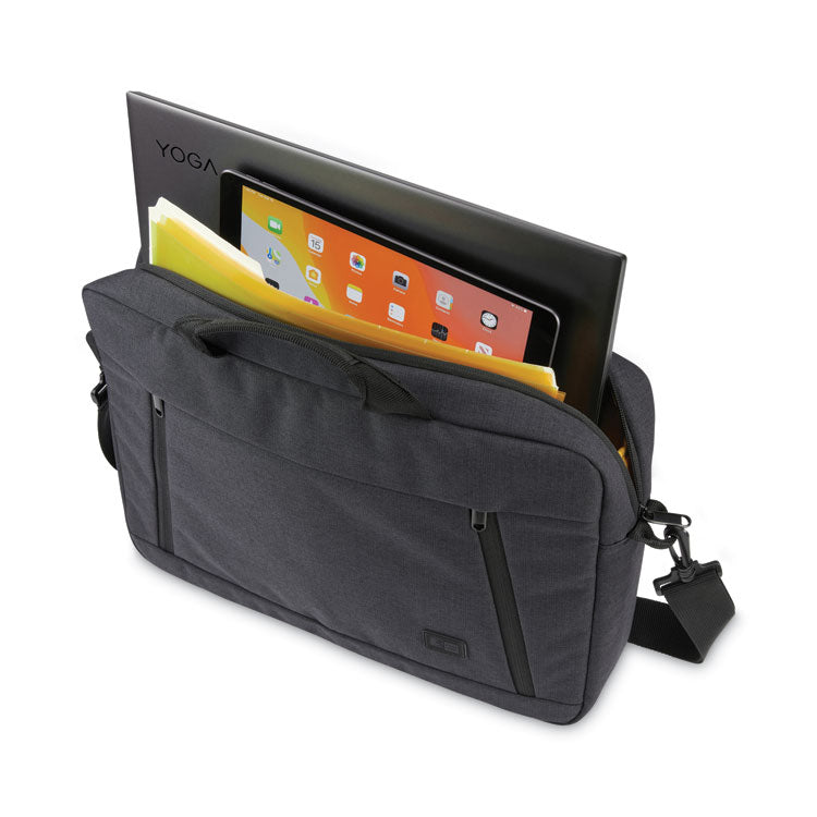 Case Logic® Huxton 15.6" Laptop Attache, Fits Devices Up to 15.6", Polyester, 16.3 x 2.8 x 12.4, Black (CLG3204653)