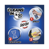 Professional EASY-OFF® Fume Free Max Oven Cleaner, Foam, Lemon, 24 oz Aerosol Spray, 6/Carton (RAC85260) Case of 6