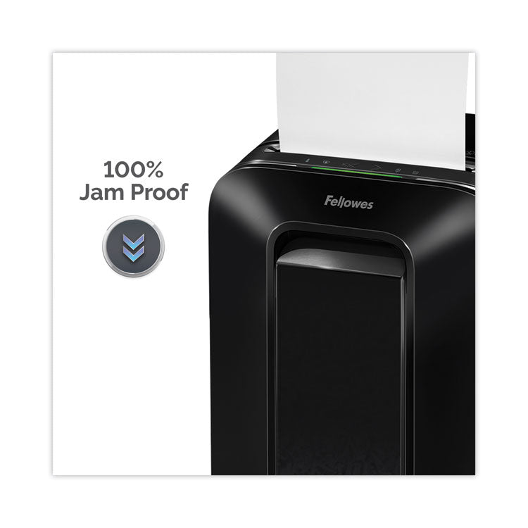 Fellowes® Powershred LX170 Cross-Cut Shredder, 12 Manual Sheet Capacity (FEL5501401)