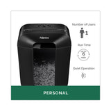 Fellowes® Powershred LX45 Cross-Cut Shredder, 8 Manual Sheet Capacity (FEL4400201)