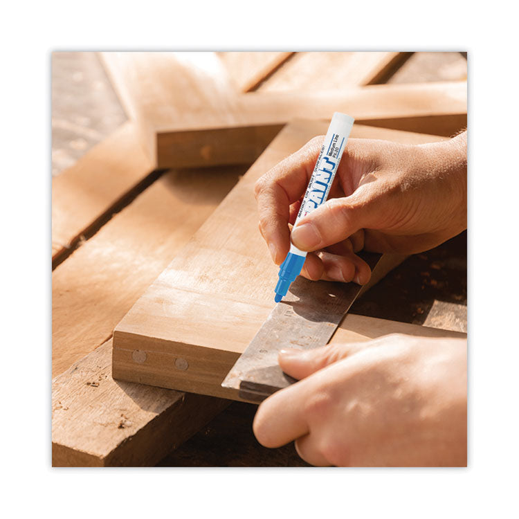 uni®-Paint Permanent Marker, Medium Bullet Tip, Blue (UBC63603) Each