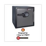 Sentry® Safe Fire-Safe with Digital Keypad Access, 1.23 cu ft, 16.38w x 19.38d x 17.88h, Gunmetal (SENSFW123ES)