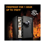 Sentry® Safe Fire-Safe with Combination Access, 2 cu ft, 18.6w x 19.3d x 23.8h, Black (SENSFW205CWB) Each