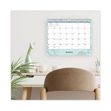 Rue Du Flore Wall Calendar, Floral Artwork, 12 x 15, White/Jade/Lavender Sheets, 12-Month (Jan to Dec): 2025 (BLS101611) Each