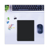 Blue Sky® Aligned Business Notebook, 1-Subject, Meeting-Minutes/Notes Format with Narrow Rule, Black Cover, (78) 11 x 8.5 Sheets (BLS121454) Each
