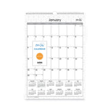Blue Sky® Enterprise Wall Calendar, Geometric Artwork, 12 x 17, White/Gray Sheets, 12-Month (Jan to Dec): 2026 (BLS117373) Each