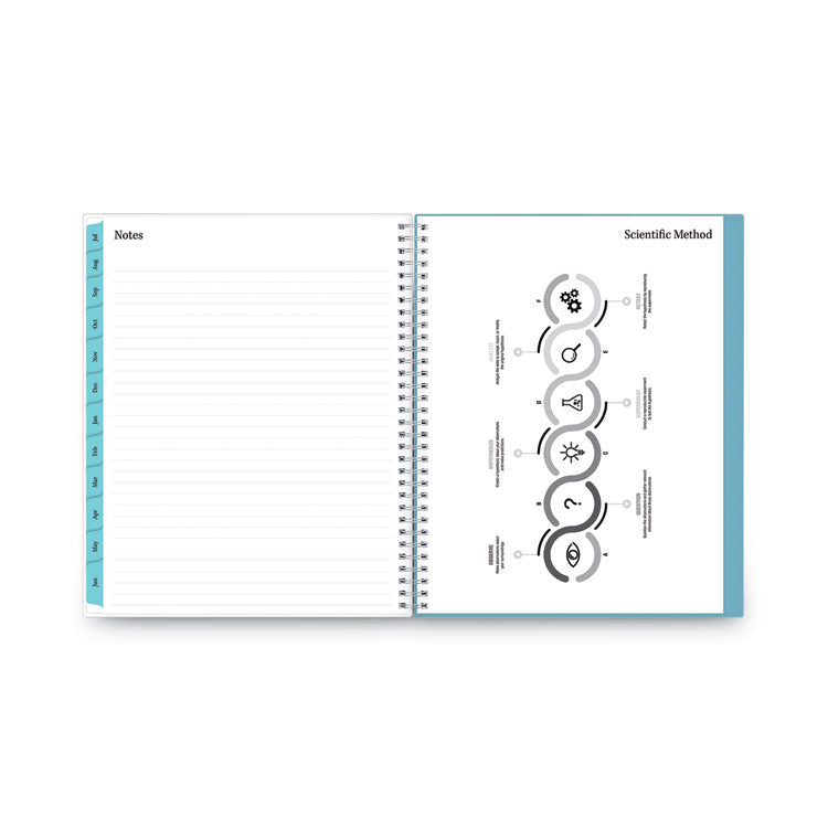 Teacher Dots CYO Cover Weekly/Monthly Lesson Planner, 2024 to 2025, Nine Classes, Multicolor Cover, (144) 11 x 8.5 Pages (BLS100330) Each