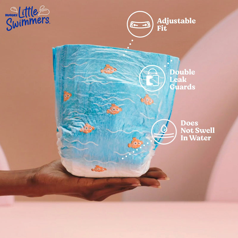 Huggies® Little Swimmers® Unisex Baby Swim Diaper Size 5 to 6 Disposable Heavy Absorbency (812722_PK) 10/PK