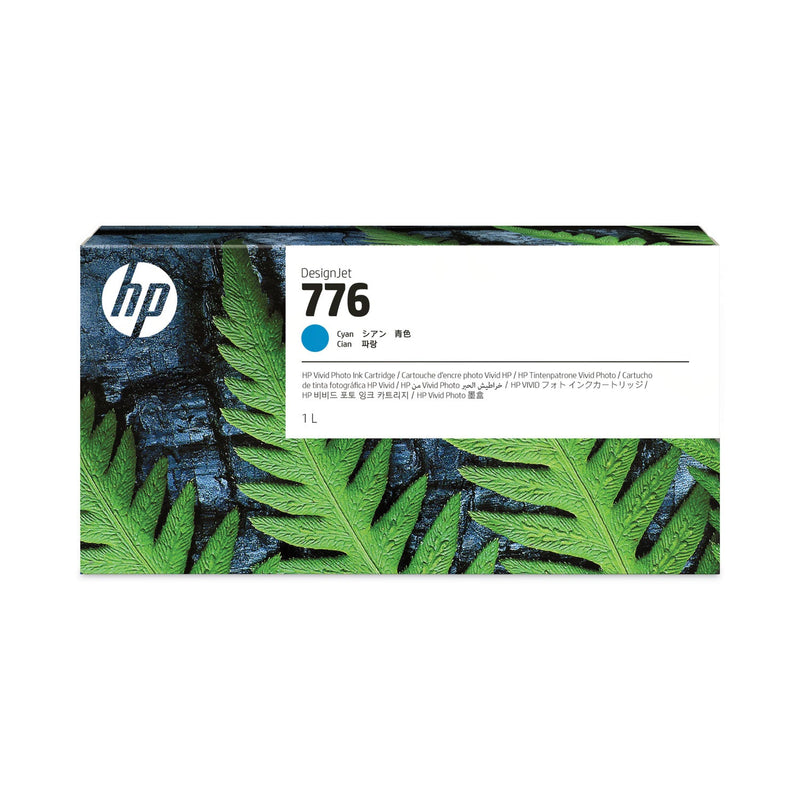 HP HP 776 (1XB09A) Cyan Original DesignJet Ink Cartridge (HEW1XB09A) Each
