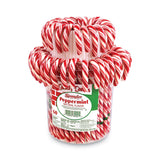 Spangler® Peppermint Candy Canes, 1 oz, 60 Pieces/Jar, 1 Jar/Carton, Ships in 1-3 Business Days (GRR211X0012) Each